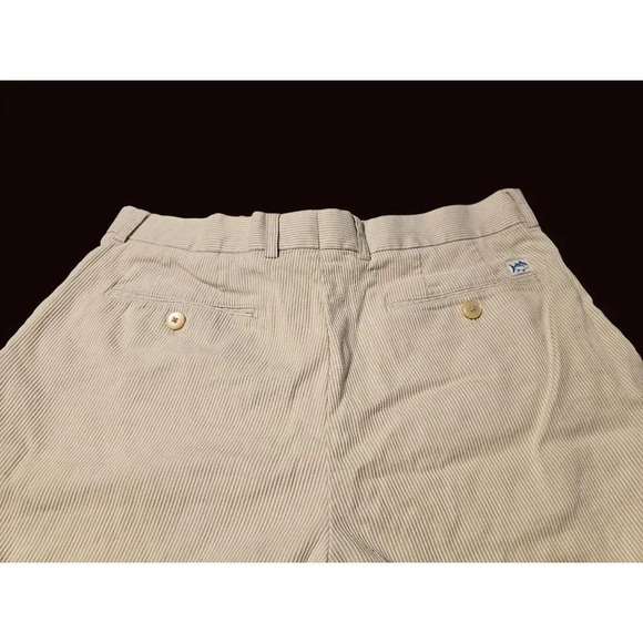 Southern Tide The Skipjack Flat Front Corded Shorts 36 Waist 7" Inseam Beige - Picture 4 of 9